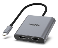 Unitek Adapter USB-C na 2x HDMI 4K 60Hz - 1529989 - zdjęcie 1